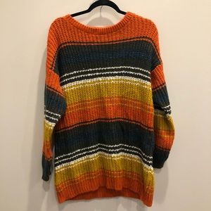Urban Outfitters colorful striped sweater